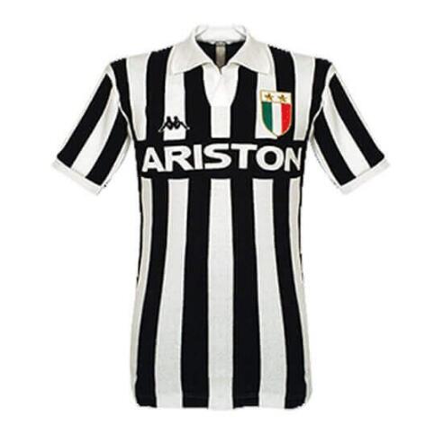 1984-85 Juventus Retro Home Kit Soccer Jersey